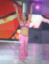 mickie coming down the ramp