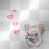 piggie blowing bubble love