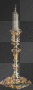 brass candle