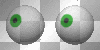 Animated Green Eyes  :-)
