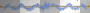blue flowers gold divider