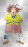 Funny Cartoon Lady :-} Funny Cartoon Lady :-}