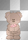 Tiny Animated Bear & Hearts  :-}
