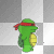 Dancing & Jumping Ninja Turtle
