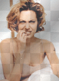 Angelina Jolie Flashing Stamp