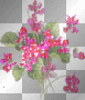 Glittery Pink Flowers