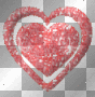 Glittery Red Heart