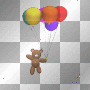 Floating Bear & Balloons  :-}