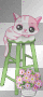 Animated Kitty On Ladder  :-}