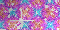 pink orange blue Glitter