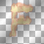 Fire Letter F Fire Letter F
