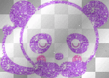 Cute Glitter Panda