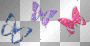 Glittery Butterflies