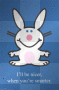 Happy Bunny Blue
