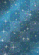Blue w/ star sparkles