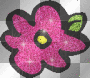 Pink Glitter Flower