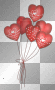 ballon coeur rouge