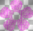 Glitter Pink Flower