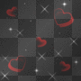  blk red hearts