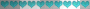 aqua colored hearts