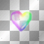 Bubble heart multicolor Bubble heart multicolor
