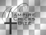 VAMPIRE CHICKS BITE W/ CROSS
