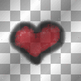 Flashing & Blinking Grunge Heart