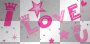 pink I luv u 