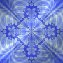 blue and white bursts 