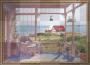 Beach light house scene Beach light house scene
