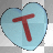 Animated t heart alphabet