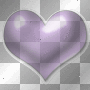 Glowing Violet Heart Glowing Violet Heart