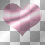 Soft Pink Glowing Heart