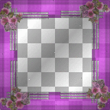 cadre mauve fleur