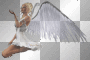 Animated Angel in White Animated Angel in White