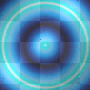 Neon Blue Cirlces Background  :-}
