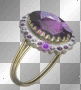 bague violet bague violet