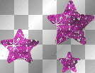  ANIMATED PINK GLITTER STARS 
