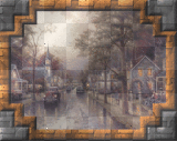 Street on a rainy day
