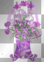 Animated Purple Flower Stand  **db**