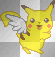 Flying Pikachu (open mouth)
