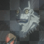 Ryuk chewing an apple