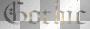 gothic word gold animated