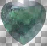 coeur émeraude