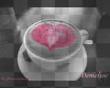un cuore di cappuccio :-)