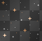 orange sparkley stars:)