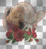 ROSES AND GIRL