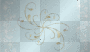 baby blue gold lacy background