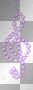 Purple Diamonds Music note