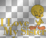 I love my sister